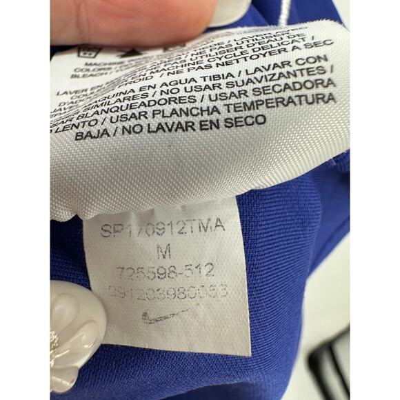 Nike Golf Women Dri-fit Sleeveless Polo Blue Golf Pickleball Preppy Size Medium - Picture 8 of 8